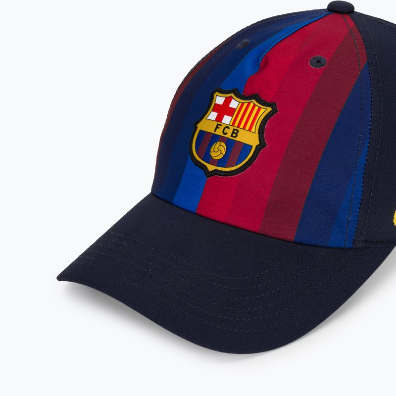 Cappellino con visiera da bambino Nike FC Barcelona Club Poly blackened blue 3