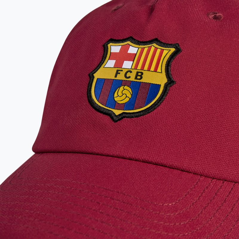 Cappellino con visiera Nike FC Barcelona Club Poly team red 3