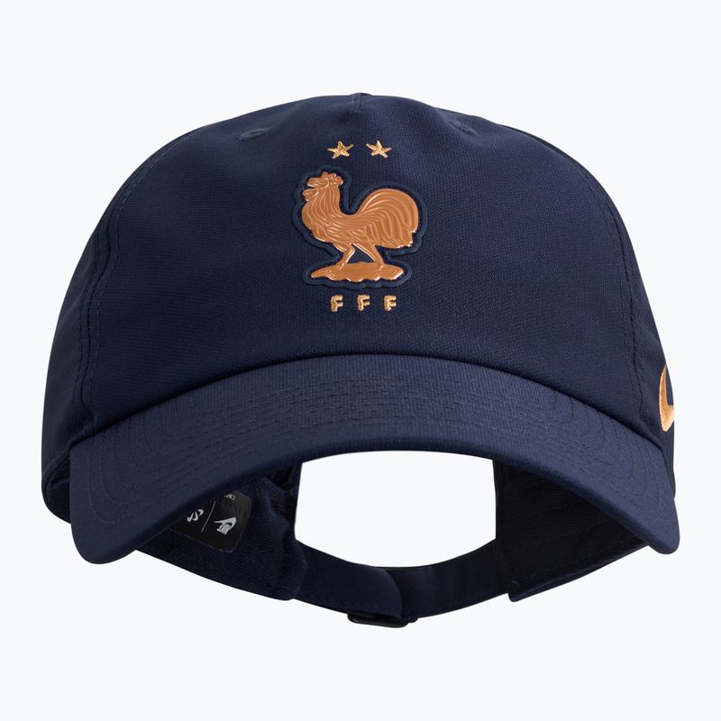 Cappellino con visiera Nike Club France Poly blackened blue 3