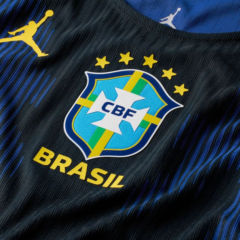 Maglietta da calcio da uomo Nike Brazil 2026 Match Away Soccer Authentic 11
