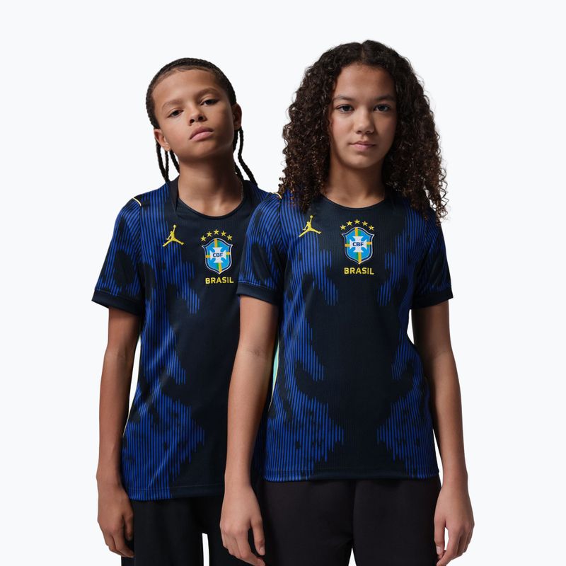 Maglietta da calcio per bambini Nike Brazil 2026 Stadium Away Soccer Replica 3