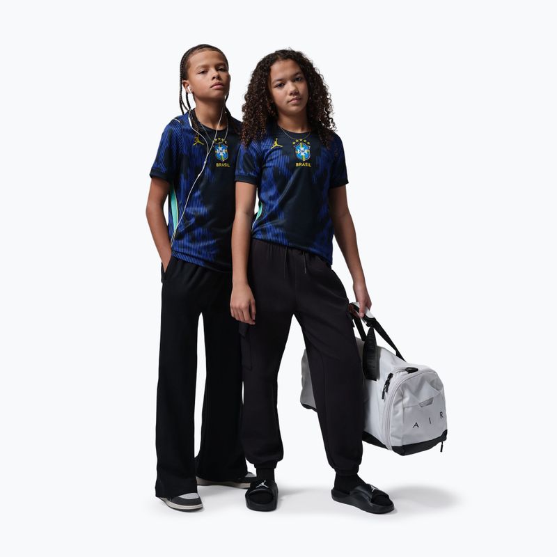 Maglietta da calcio per bambini Nike Brazil 2026 Stadium Away Soccer Replica 4