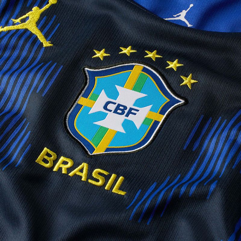 Maglietta da calcio da uomo Nike Brazil 2026 Stadium Away Soccer Replica 10