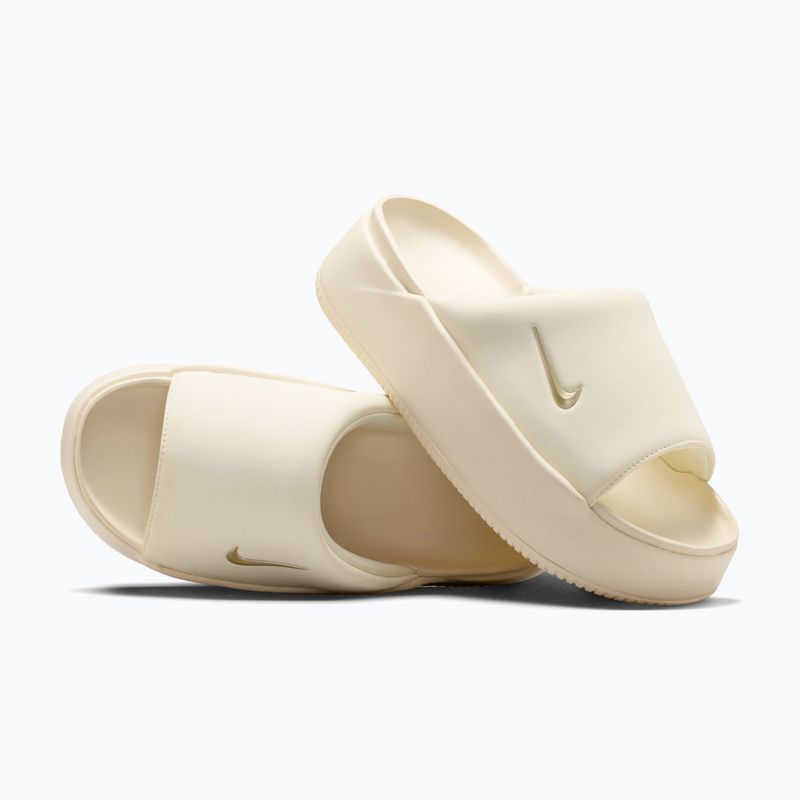Ciabatte da donna Nike Calm Elevation coconut milk 2
