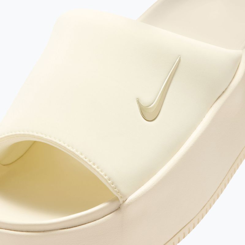 Ciabatte da donna Nike Calm Elevation coconut milk 5