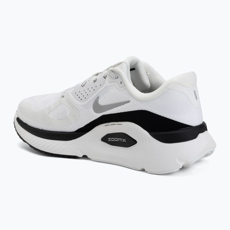 Scarpe da corsa uomo Nike Structure Plus summit white/metallic silver-black 3