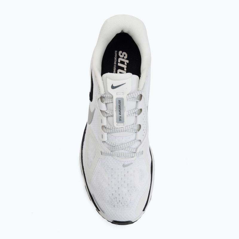 Scarpe da corsa uomo Nike Structure Plus summit white/metallic silver-black 5