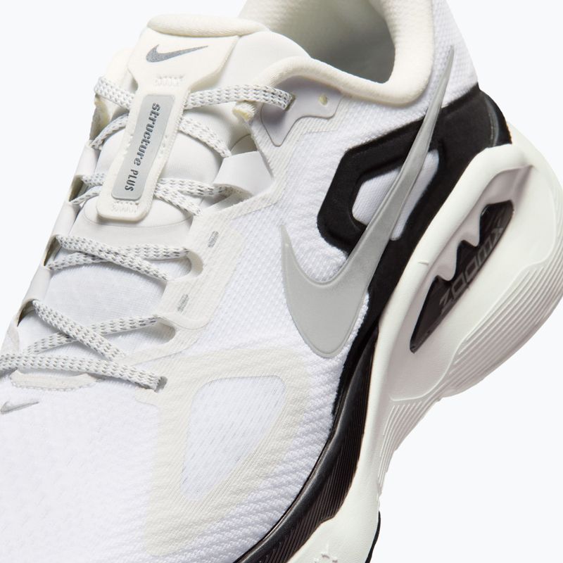 Scarpe da corsa uomo Nike Structure Plus summit white/metallic silver-black 3