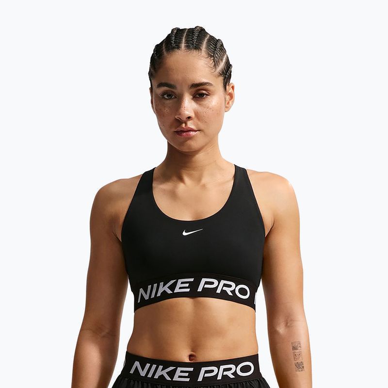 Reggiseno sportivo Nike Pro 365 black/white