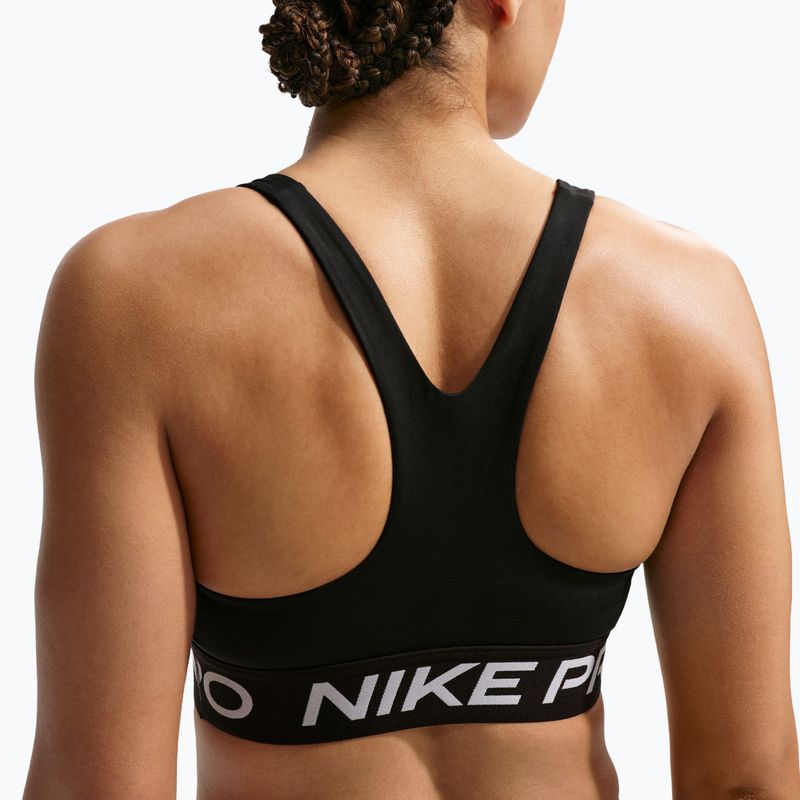 Reggiseno sportivo Nike Pro 365 black/white 4