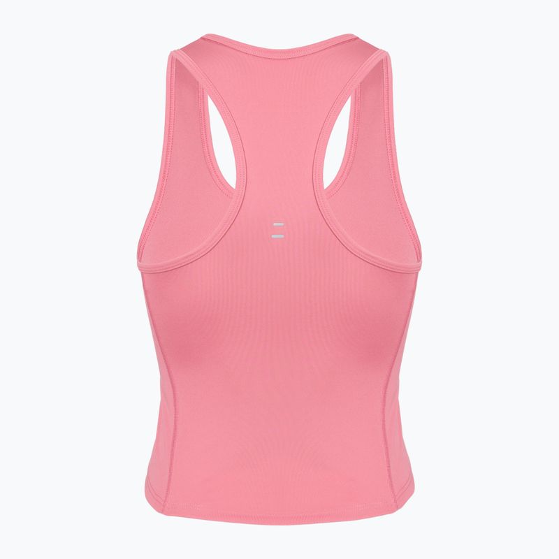 Maglietta da corsa da donna Nike Swoosh Run Dri-Fit peony/photon dust/white 3