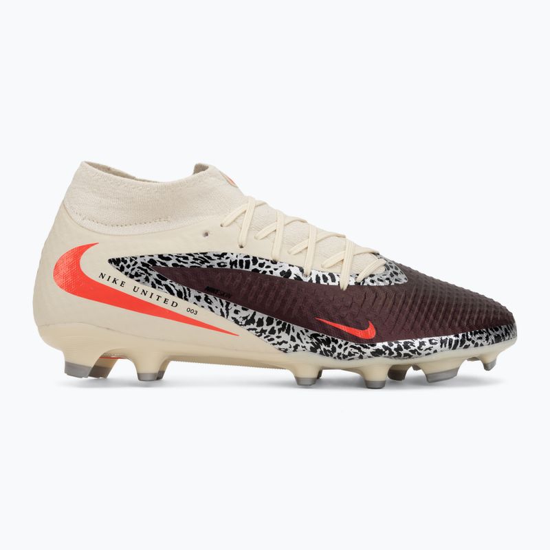 Scarpe da calcio da uomo Nike United Phantom 6 High Academy MG burgundy crush/fossil/university red 2