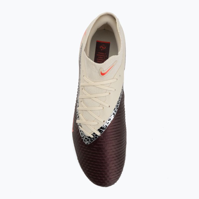 Scarpe da calcio da uomo Nike United Phantom 6 High Academy MG burgundy crush/fossil/university red 5