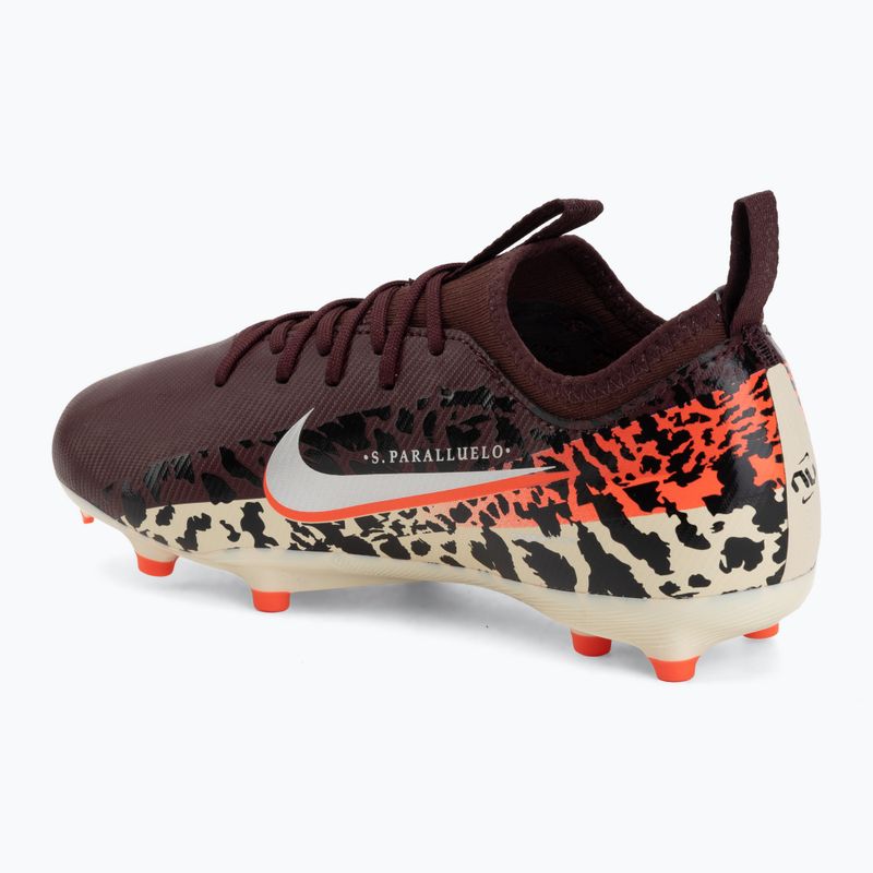 Scarpe da calcio per bambini Nike United Jr. Mercurial Vapor 16 Academy MG burgundy crush/metallic silver 3