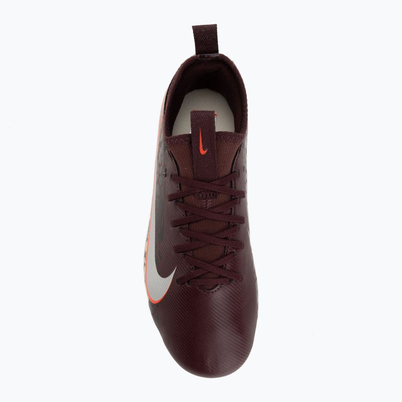 Scarpe da calcio per bambini Nike United Jr. Mercurial Vapor 16 Academy MG burgundy crush/metallic silver 5