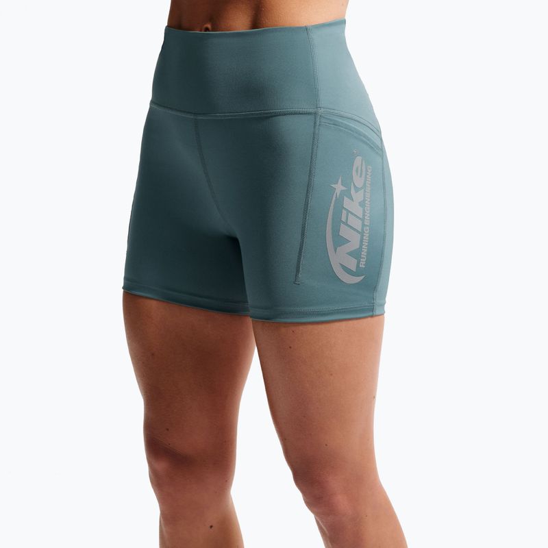Leggings da donna Nike Swift High Waisted 4" mineral slate 5