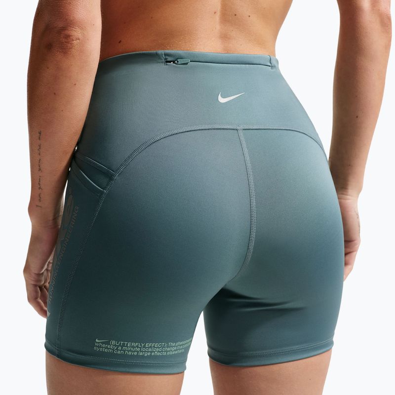 Leggings da donna Nike Swift High Waisted 4" mineral slate 6