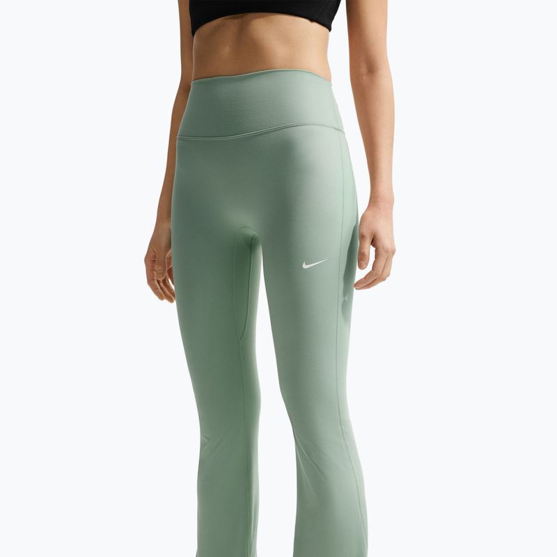 Leggings da donna Nike One High Waisted Flared steam/white 4