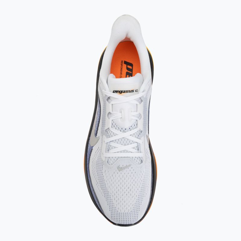 Scarpe da running da uomo Nike Pegasus 42 white/lapis/total orange/metallic silver 5