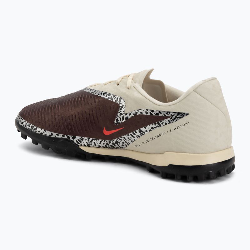 Scarpe da calcio da uomo Nike United Phantom 6 Low Academy TF burgundy crush/fossil/university red 3