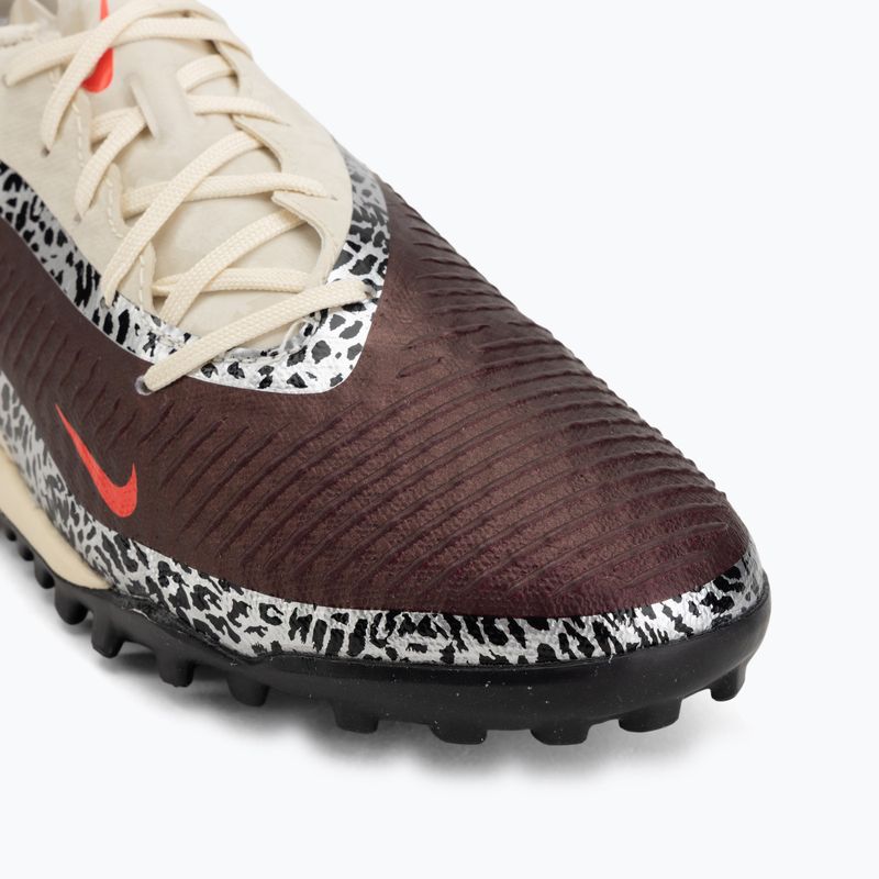Scarpe da calcio da uomo Nike United Phantom 6 Low Academy TF burgundy crush/fossil/university red 7