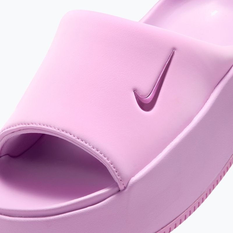 Ciabatte da donna Nike Calm Elevation light magenta 5
