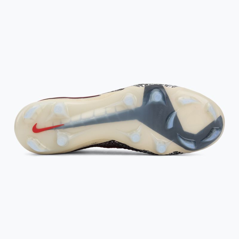 Scarpe da calcio da uomo Nike United Phantom 6 High Elite FG burgundy crush/fossil/university red 4
