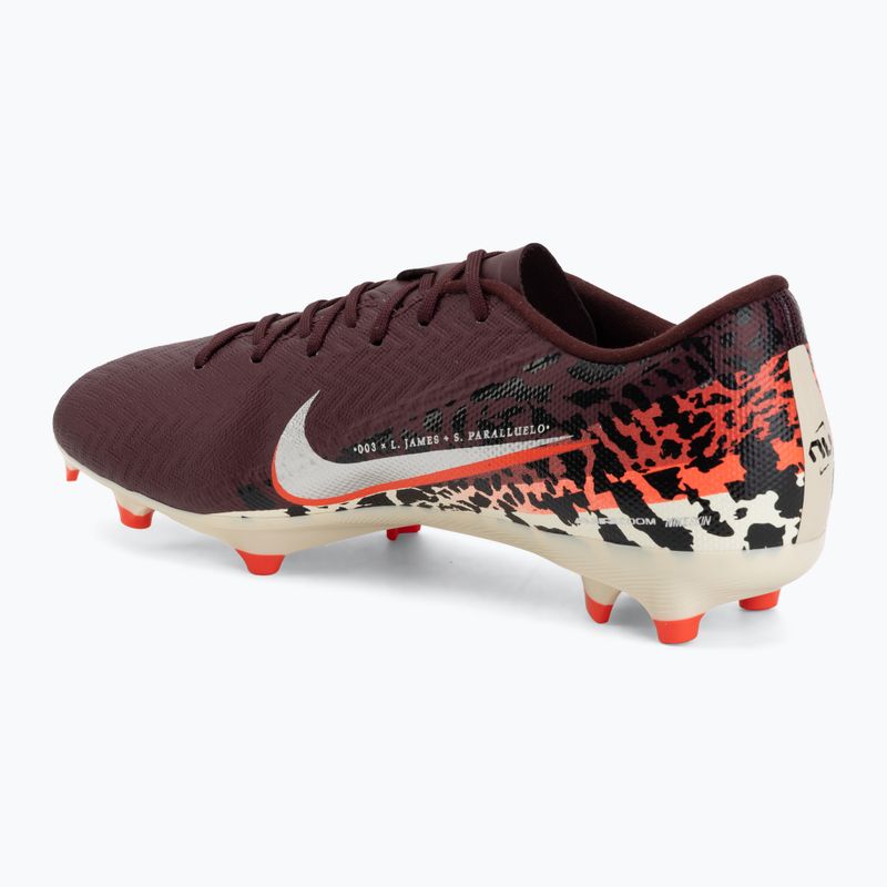 Scarpe da calcio da uomo Nike United Mercurial Vapor 16 Academy MG burgundy crush/metallic silver 3