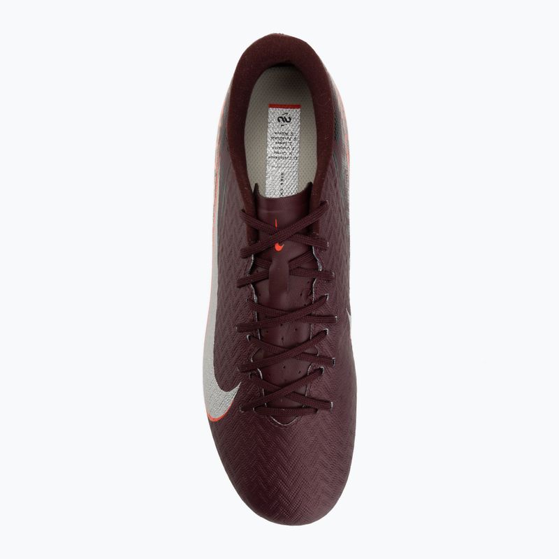 Scarpe da calcio da uomo Nike United Mercurial Vapor 16 Academy MG burgundy crush/metallic silver 5