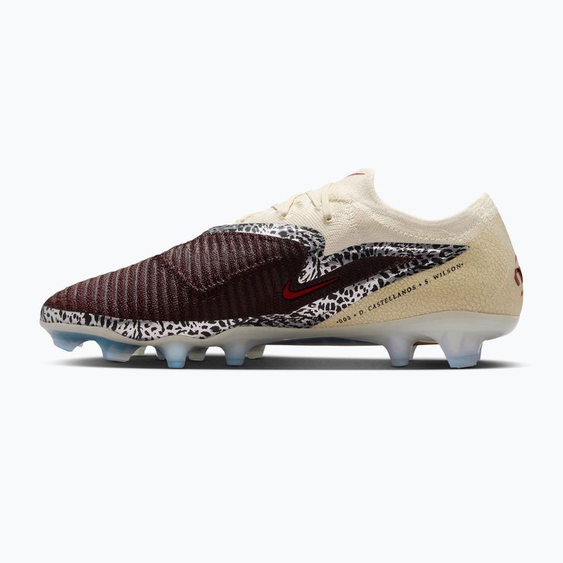 Scarpe da calcio da uomo Nike United Phantom 6 Low Elite FG burgundy crush/fossil/university red 2