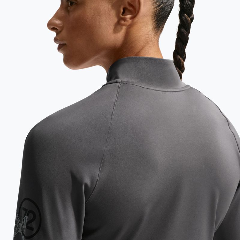 Felpa da corsa da donna Nike Swift Dri-Fit Full Zip Mid-Layer medium ash 4