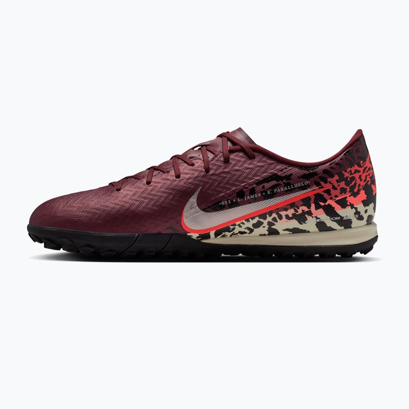 Scarpe da calcio da uomo Nike United Mercurial Vapor 16 Academy TF burgundy crush/metallic silver 2