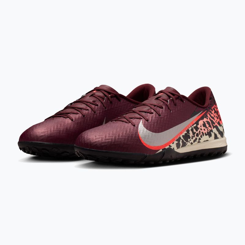 Scarpe da calcio da uomo Nike United Mercurial Vapor 16 Academy TF burgundy crush/metallic silver 3
