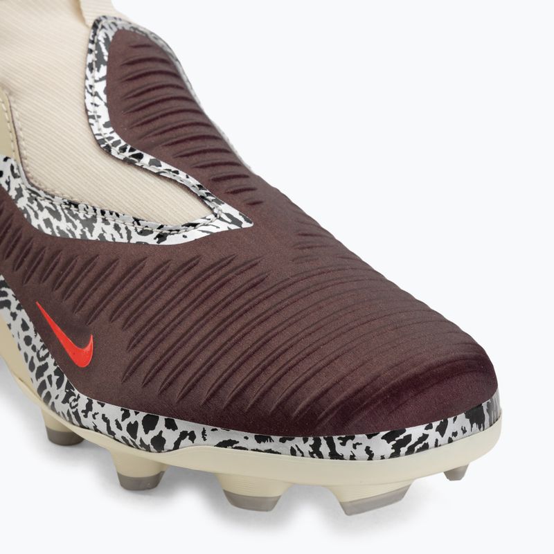 Scarpe da calcio per bambini Nike United Jr. Phantom 6 High Academy MG burgundy crush/fossil/university red 7