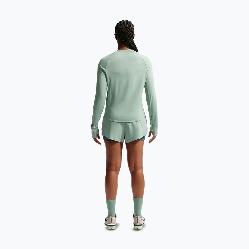 Pantaloncini da corsa da donna Nike Swift Mid-Rise 2in1 steam/mineral slate 3