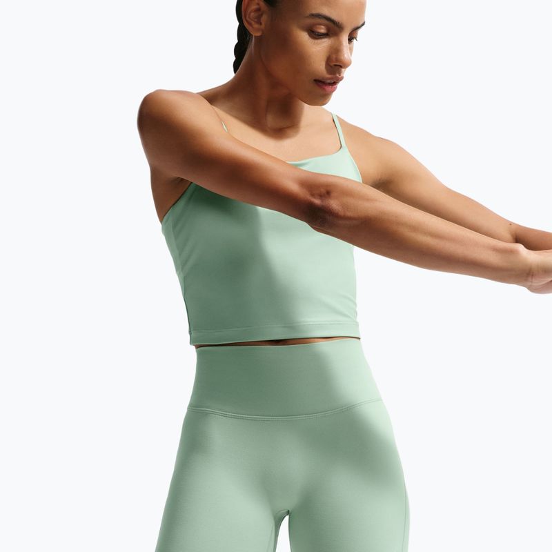 Pantaloncini da donna Nike One High-Waisted Biker 5" steam/white 5