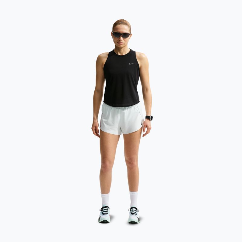 Maglietta da corsa da donna Nike Swift Breathe Dri-Fit black/black/white 2