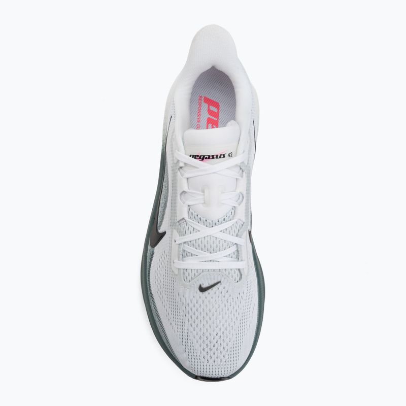Scarpe da running da uomo Nike Pegasus 42 white/mineral slate/hyper pink/black 5