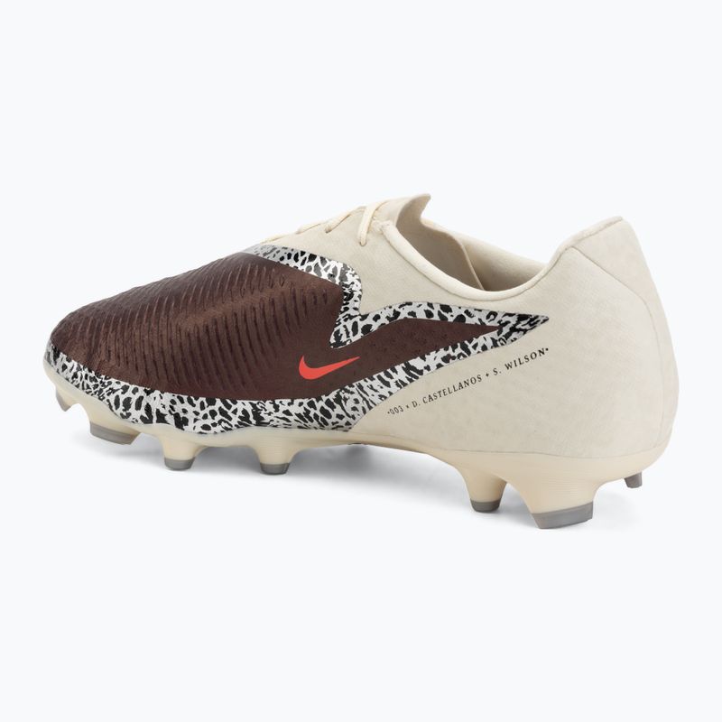Scarpe da calcio da uomo Nike United Phantom 6 Low Academy MG burgundy crush/fossil/university red 3