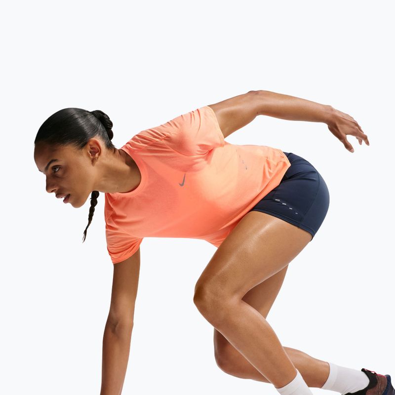 Maglietta da corsa da donna Nike Swift Breathe Dri-Fit orange pulse/photon dust 6