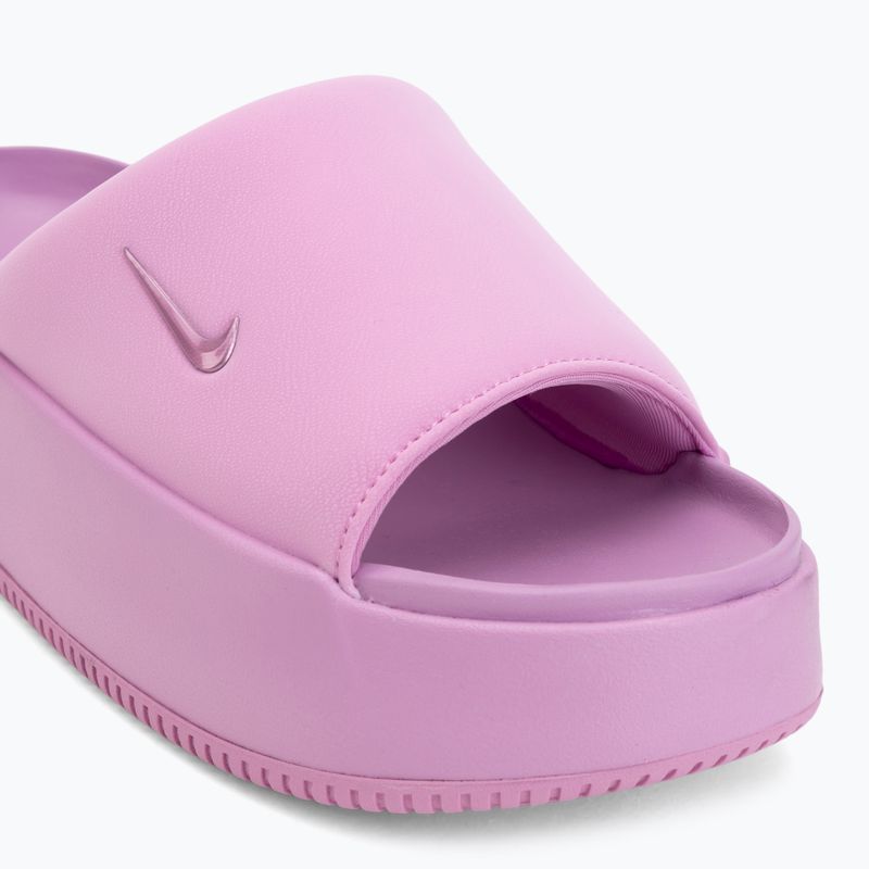 Ciabatte da donna Nike Calm Elevation light magenta 7