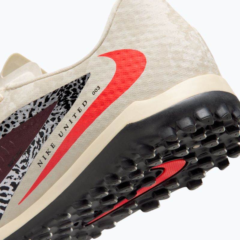 Scarpe da calcio da uomo Nike United Phantom 6 Low Academy TF burgundy crush/fossil/university red 3