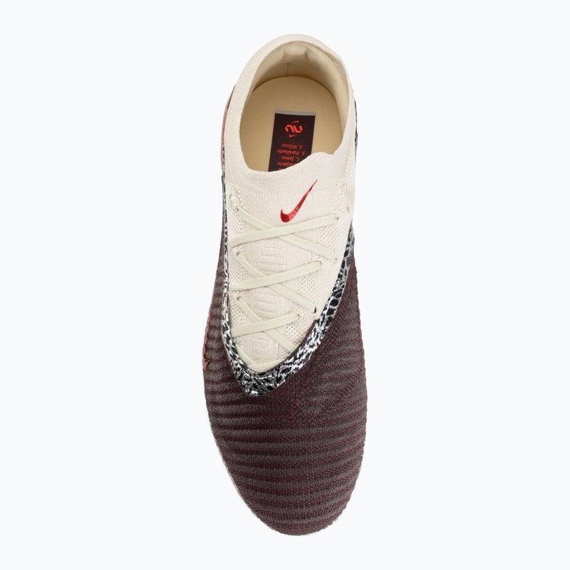 Scarpe da calcio da uomo Nike United Phantom 6 Low Elite FG burgundy crush/fossil/university red 5