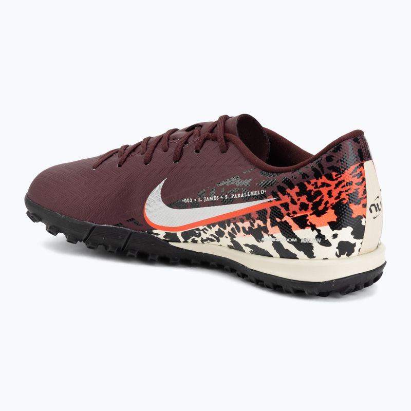 Scarpe da calcio da uomo Nike United Mercurial Vapor 16 Academy TF burgundy crush/metallic silver 3