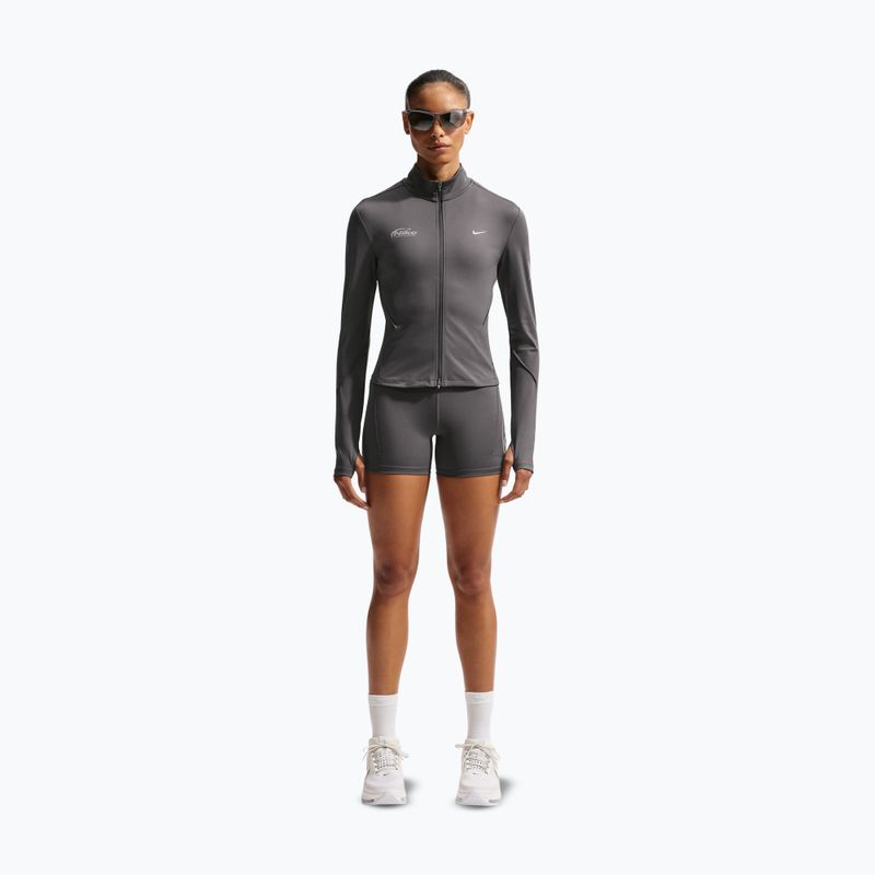 Leggings da donna Nike Swift High Waisted 4" medium ash 2