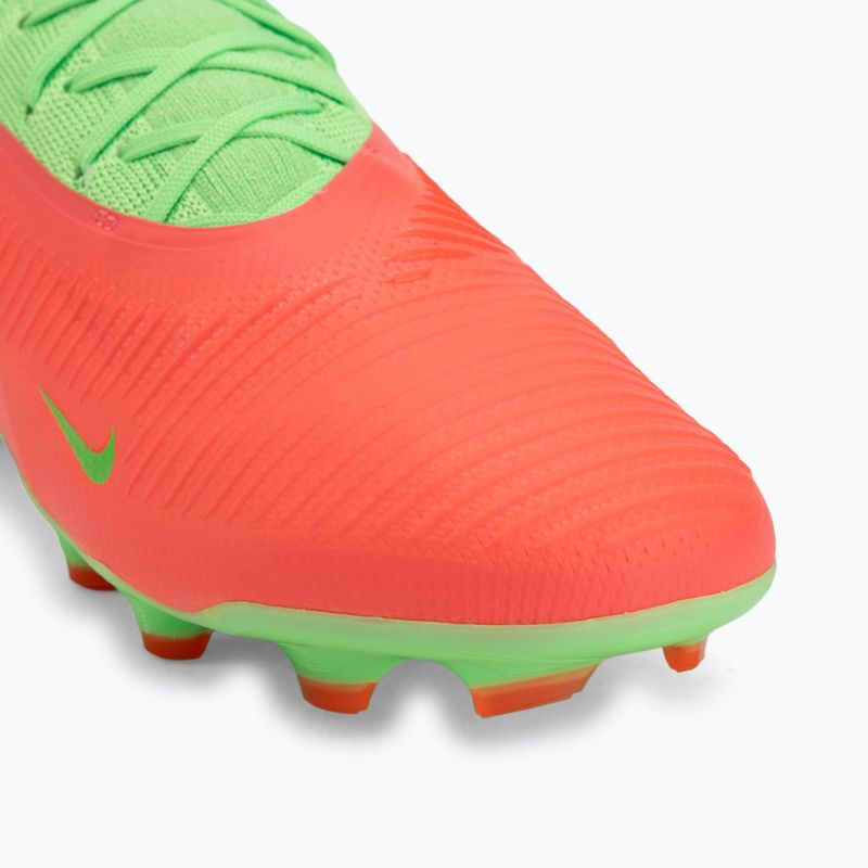 Scarpe da calcio da uomo Nike Phantom 6 Low Pro Erling Haaland FG hot punch/green strike/black 7