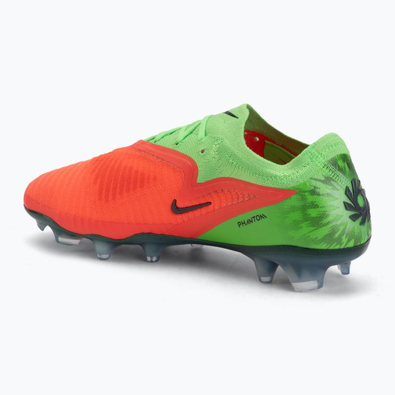 Scarpe da calcio da uomo Nike Phantom 6 Low Elite Erling Haaland FG hot punch/green strike/black 3