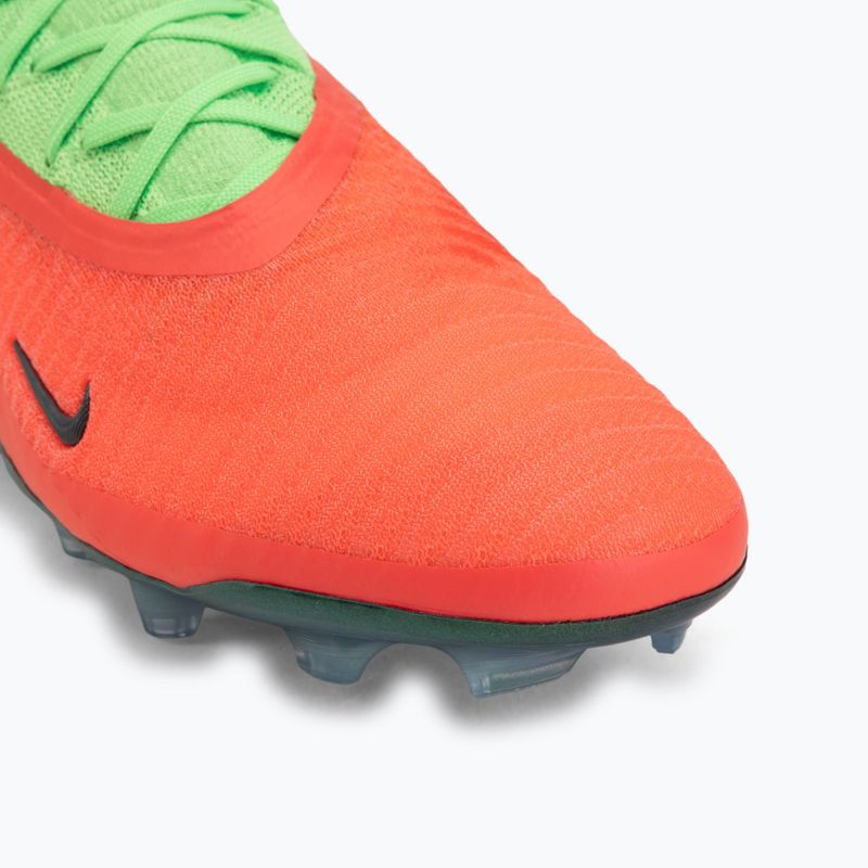 Scarpe da calcio da uomo Nike Phantom 6 Low Elite Erling Haaland FG hot punch/green strike/black 7