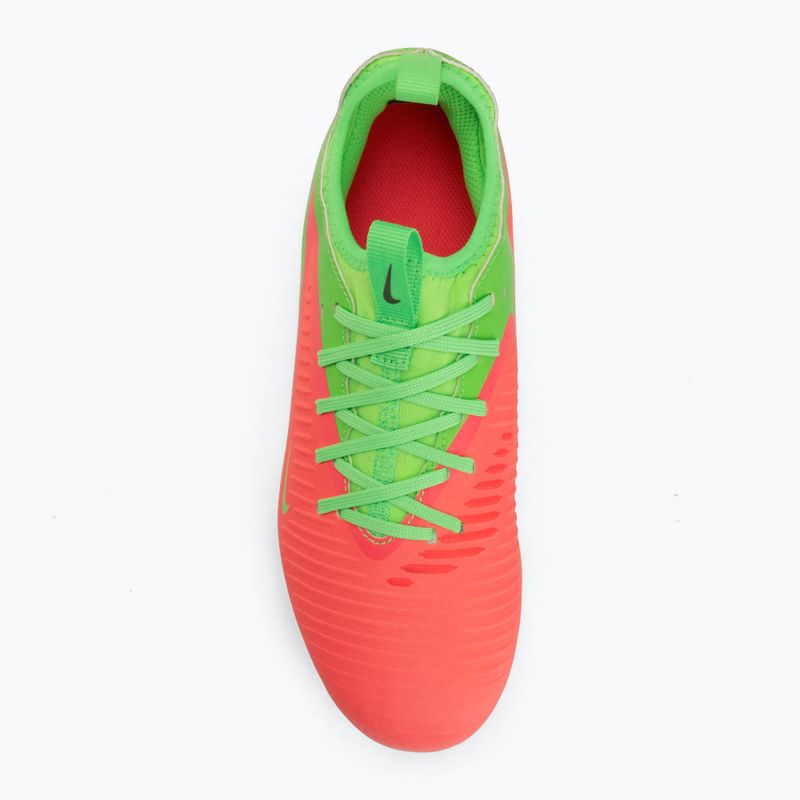 Scarpe da calcio per bambini Nike Jr. Phantom 6 Academy Erling Haaland AG hot punch/green strike/black 5