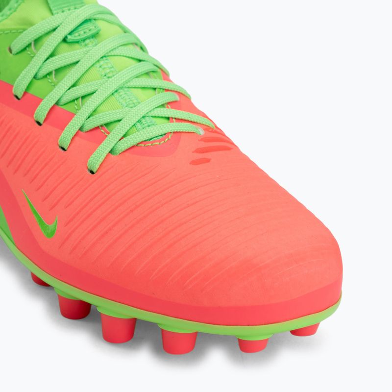 Scarpe da calcio per bambini Nike Jr. Phantom 6 Academy Erling Haaland AG hot punch/green strike/black 7